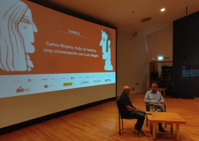 charla carlos boyero